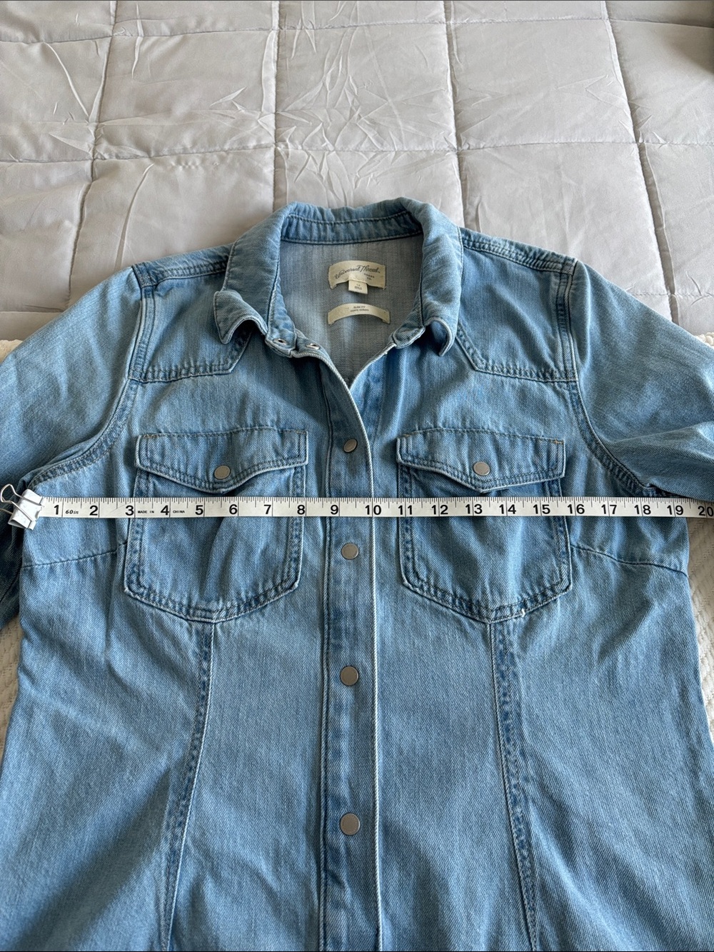 Denim button down shirt - Picture 6 of 9